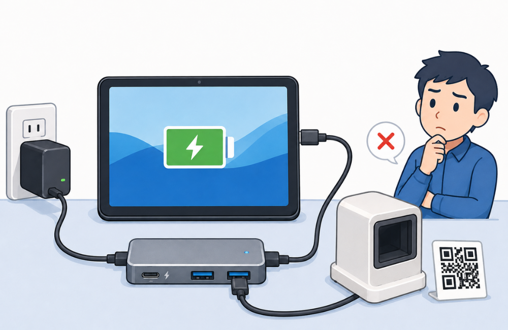 Androidタブレットの場合の注意点